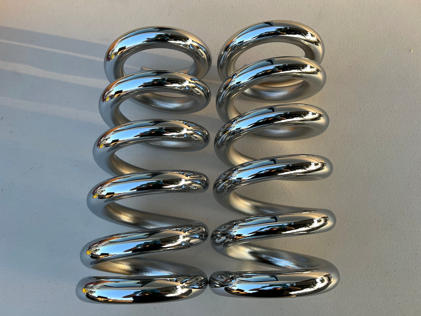 3.5TON COILS (PAIR) / CHROME FINISH