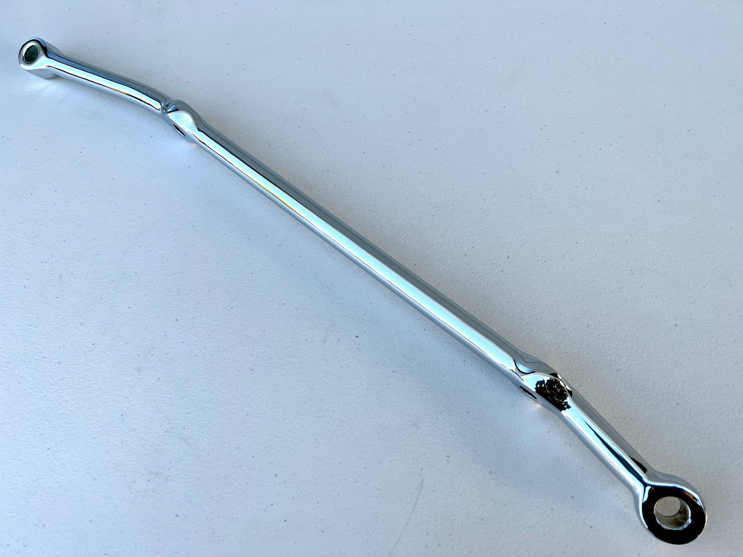 1963-64 FULL SIZE MANUAL STEERING CENTERLINK / CHROME FINISHED