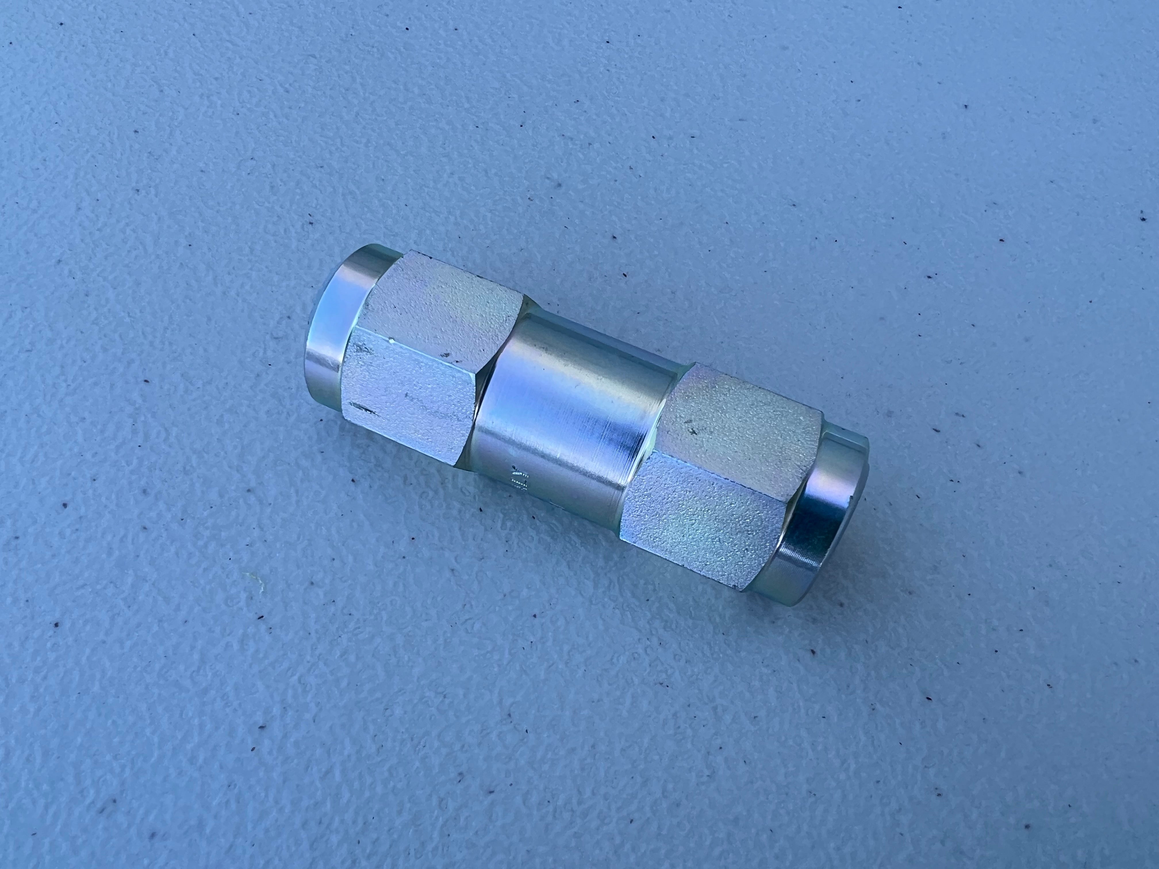 Stucchi VU112 810200107 1.1/2 BSP Hydraulic In-Line Check Valve 0.35 - USC Hydraulics Stucchi VU112 810200107 1.1/2 BSP Hydraulic In-Line Check Valve 0.35 - USC Hydraulics