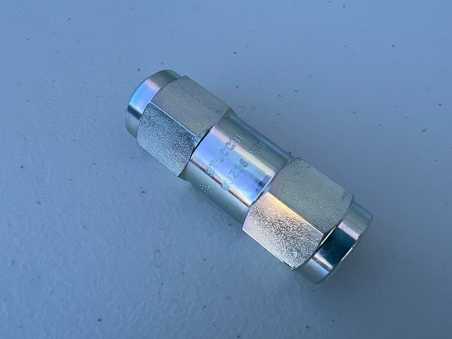 STUCCHI CHECK VALVE 1/2  ZINC FINISH