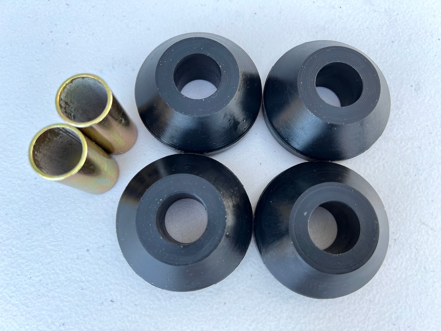 1965 CHEVY IMPALA FRONT STRUT ROD PREMIUM HD POLYURETHANE BUSHINGS / BLACK