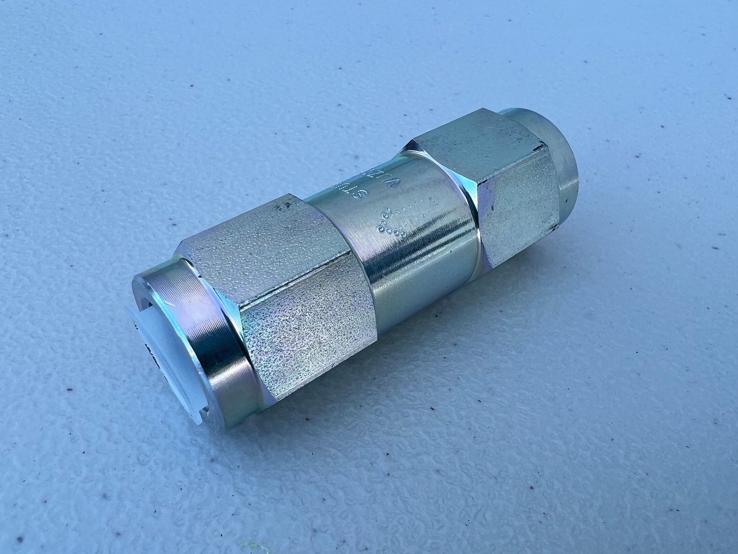 STUCCHI CHECK VALVE 1/2  ZINC FINISH