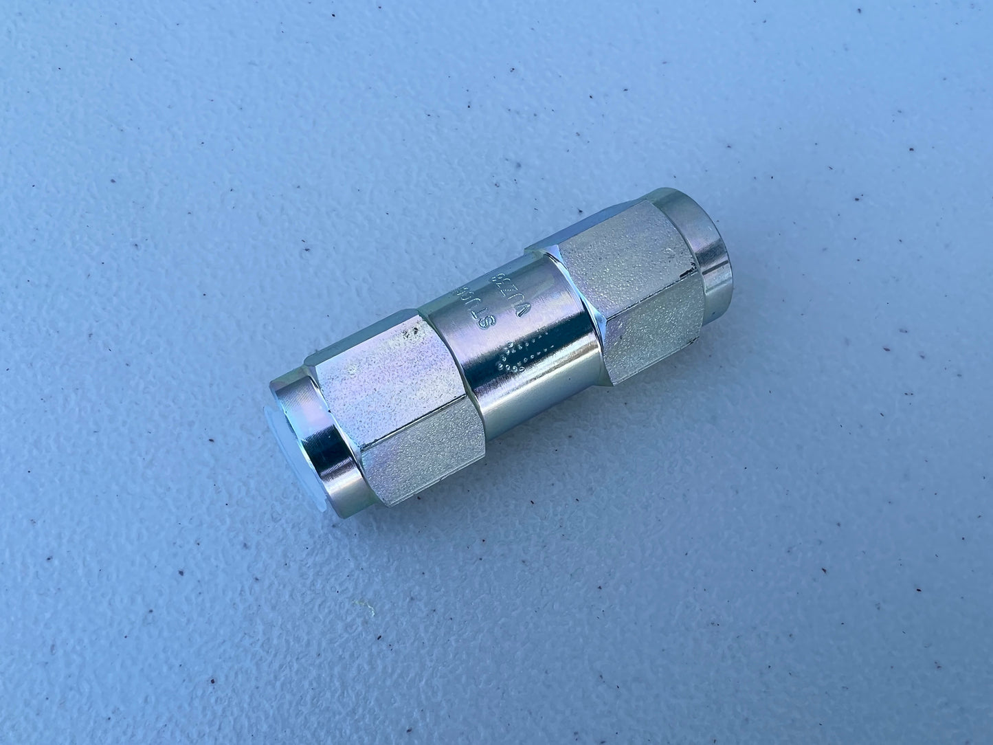 STUCCHI CHECK VALVE 3/8   ZINC FINISH