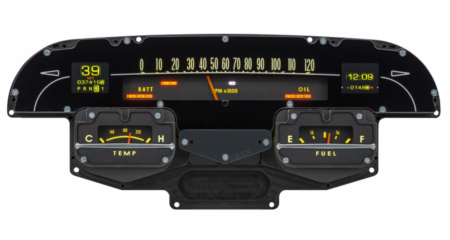 Dakota Digital 1958 Chevy Impala Retrotech Dash Gauge System RTX-58C-IMP-X