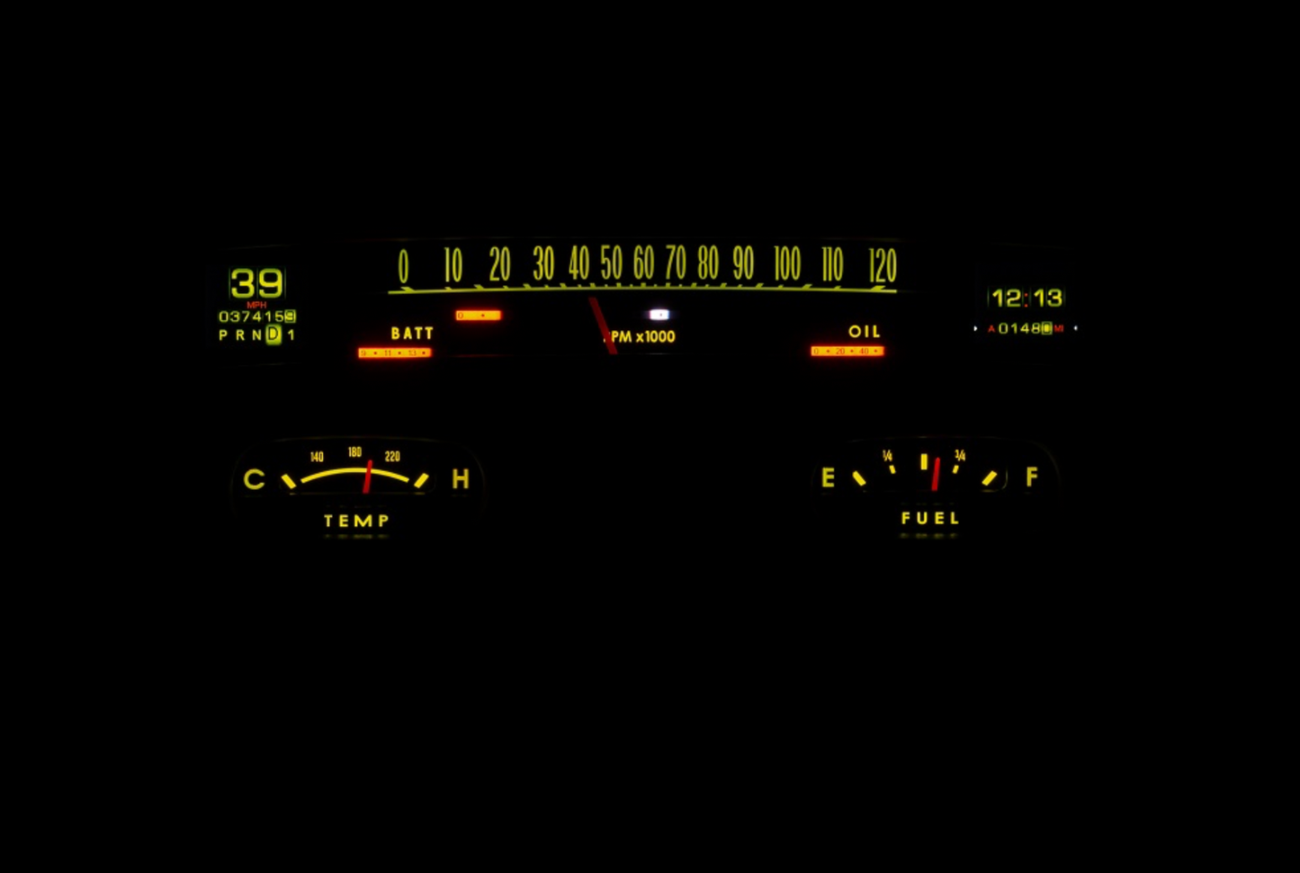 Dakota Digital 1958 Chevy Impala Retrotech Dash Gauge System RTX-58C-IMP-X