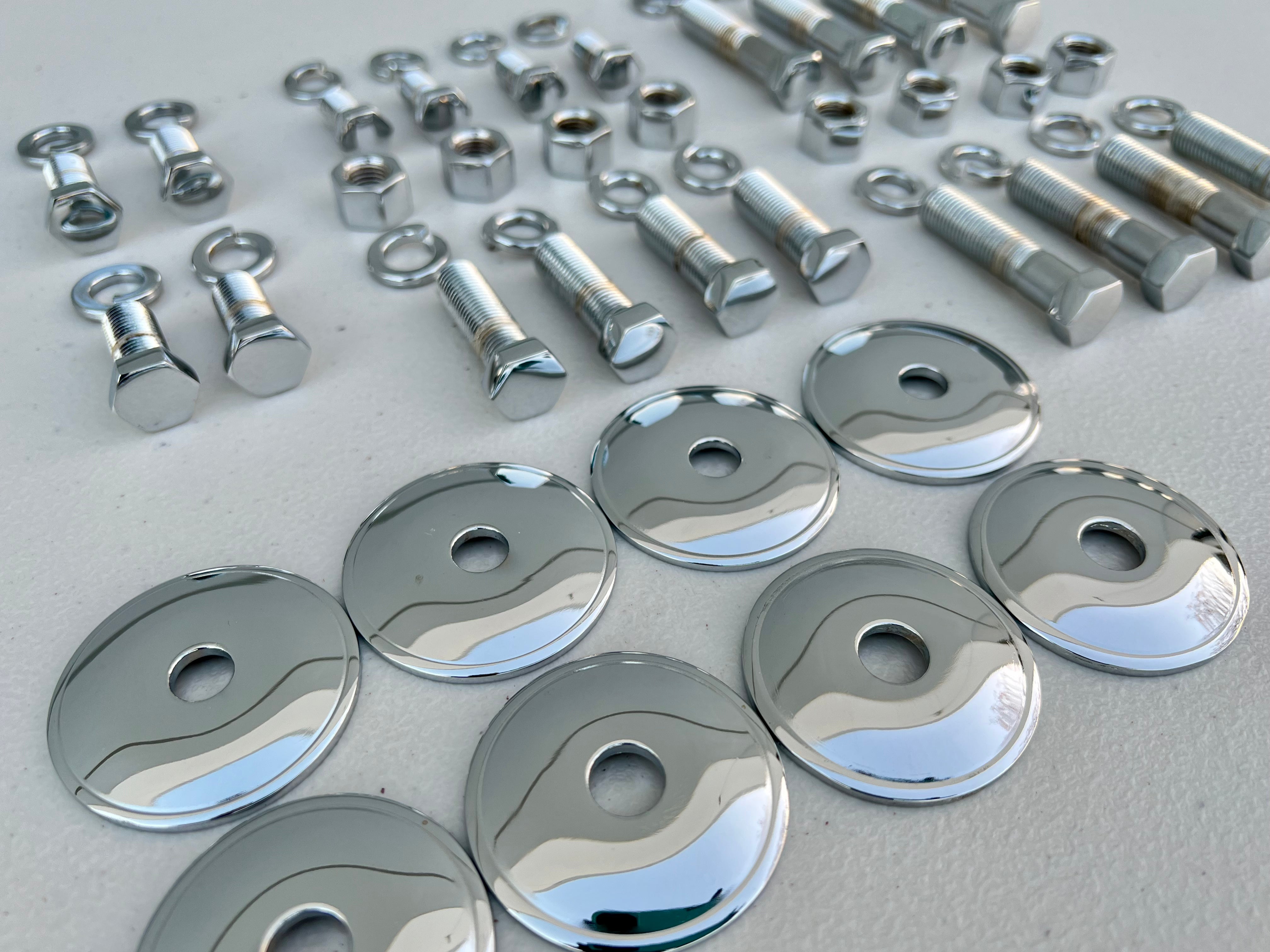 1955-57 CHEVY BEL AIR FRONT SUSPENSION HARDWARE KIT 1955-57 CHEVY BEL AIR FRONT SUSPENSION HARDWARE KIT